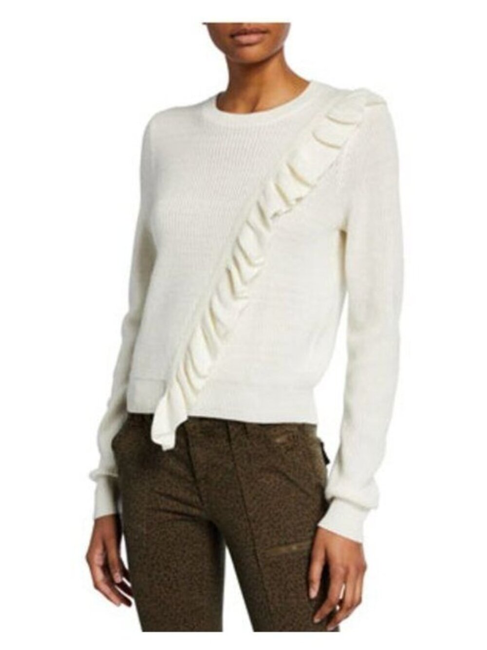 Joie Viviana Ruffle Pullover Sweater - S